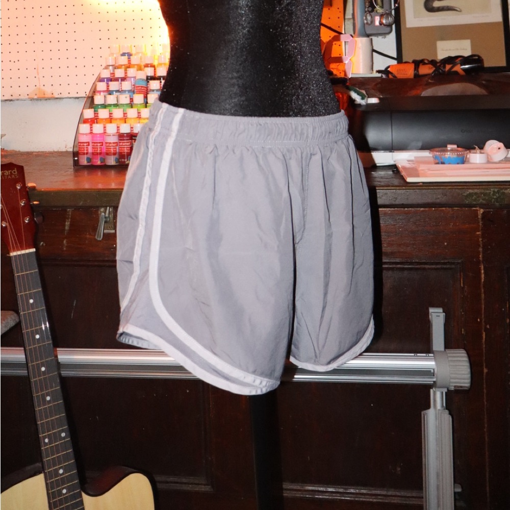 Nike Tempo Running Shorts - Gray/White Trim🤍